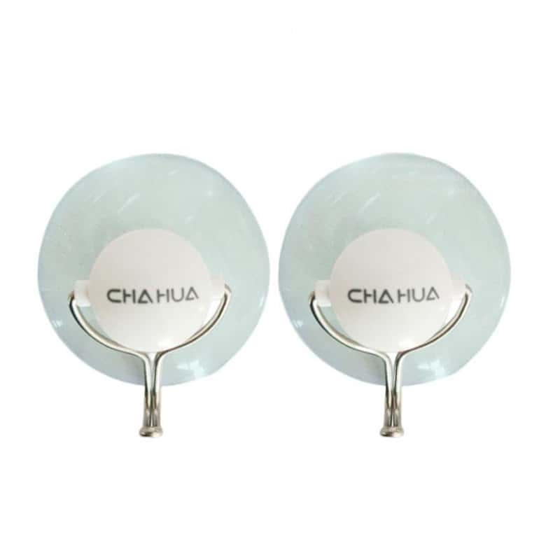 茶花（CHAHUA） 2930 强力粘钩 5.9*7.1*2.3cm 2个/卡 （单位：卡） 大号 白色