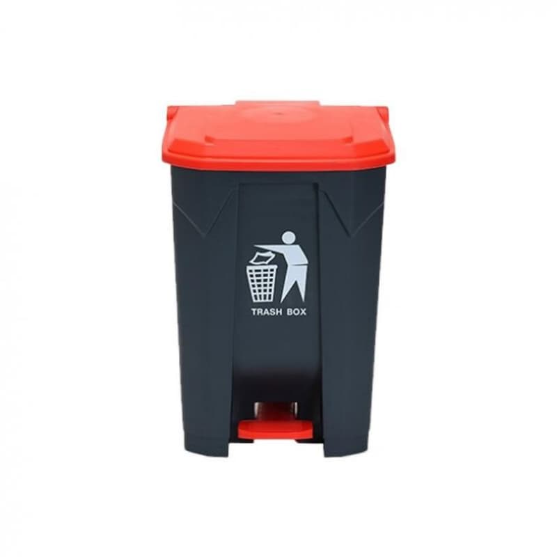 苏识 YJ-A030 垃圾桶 45L （单位：个） 灰桶红盖