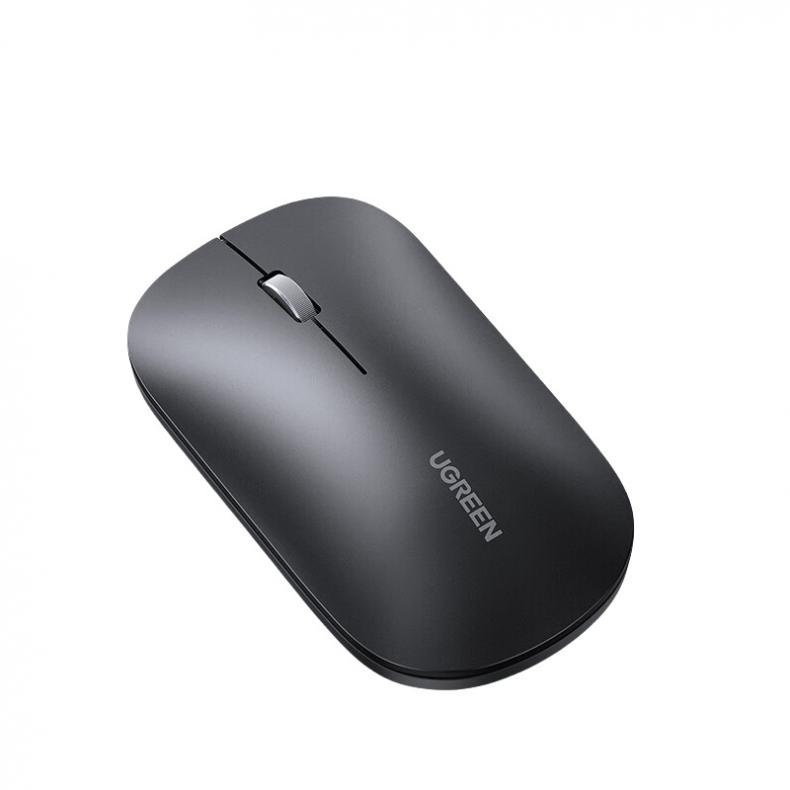 绿联（UGREEN） MU001 无线蓝牙双模鼠标 4档DPI （单位：个） 90318 深邃黑
