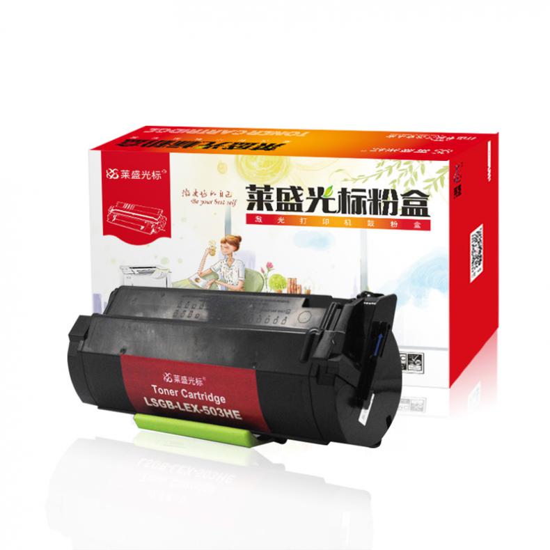 莱盛（Laisheng） LSGB-LEX-503HE 粉盒 5000页（单位：支） 适用LEXMARK MS310/312/410/415/510/610 黑色