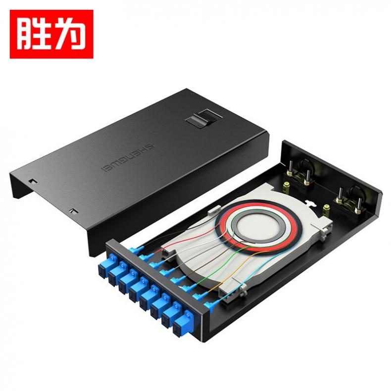 胜为（shengwei） FBO-108S-S 光纤终端盒 8口SC单模满配 壁挂式（单位：个）