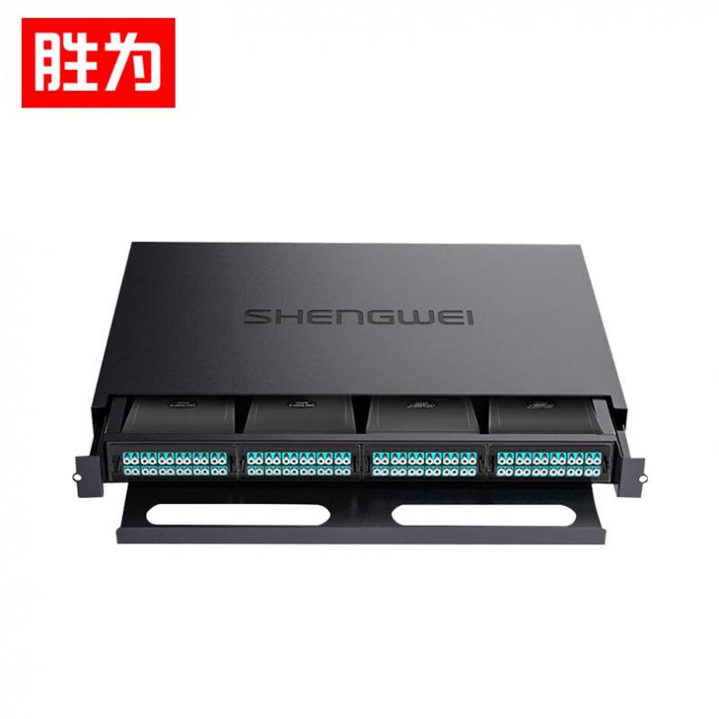 胜为（shengwei） MDF-20MO-96L MPO光纤配线箱 96芯LC多模万兆OM3满配 预端接型（单位：个）