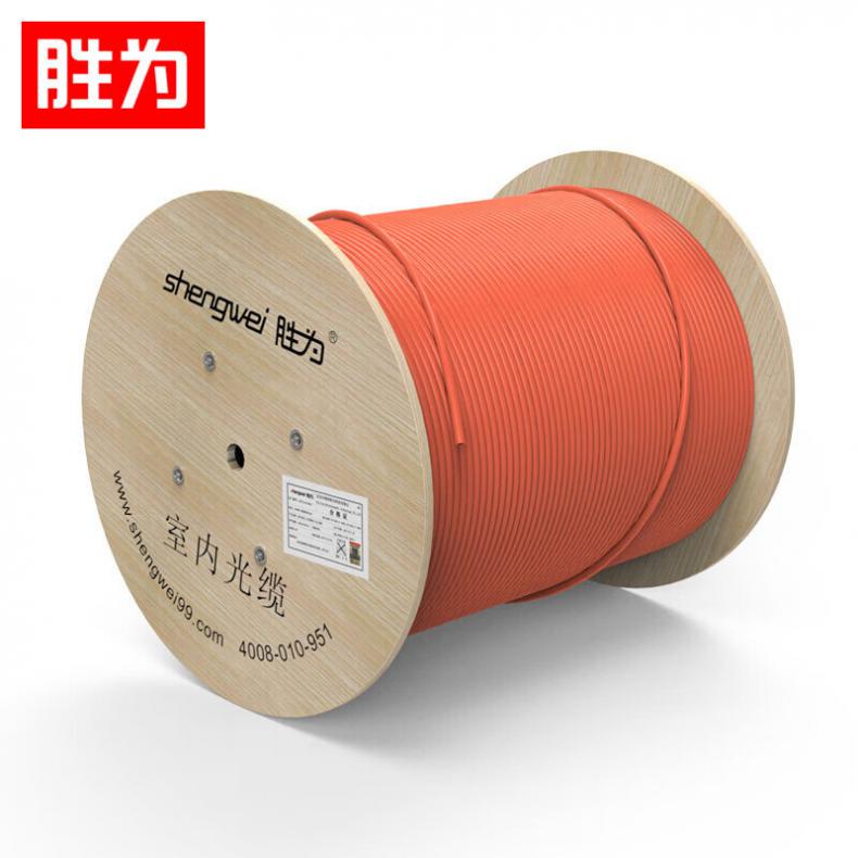 胜为（shengwei） FMM-IH-12C-50 室内束状软光缆 6mm 100米/卷（单位：卷） 多模十二芯 低烟无卤 橙色