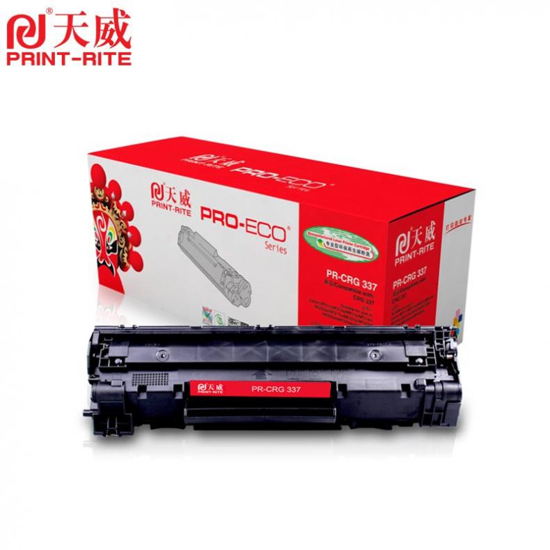天威（PrintRite） CRG337 硒鼓 带芯片 专业版 2400页（单位：个） 适用机型Canon imageCLASS CRG337 黑色