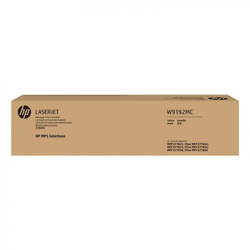 惠普（HP） W9192MC 硒鼓 带芯片 28000页（单位：个） 适用E77822 E77825 E77830 系列 黄色