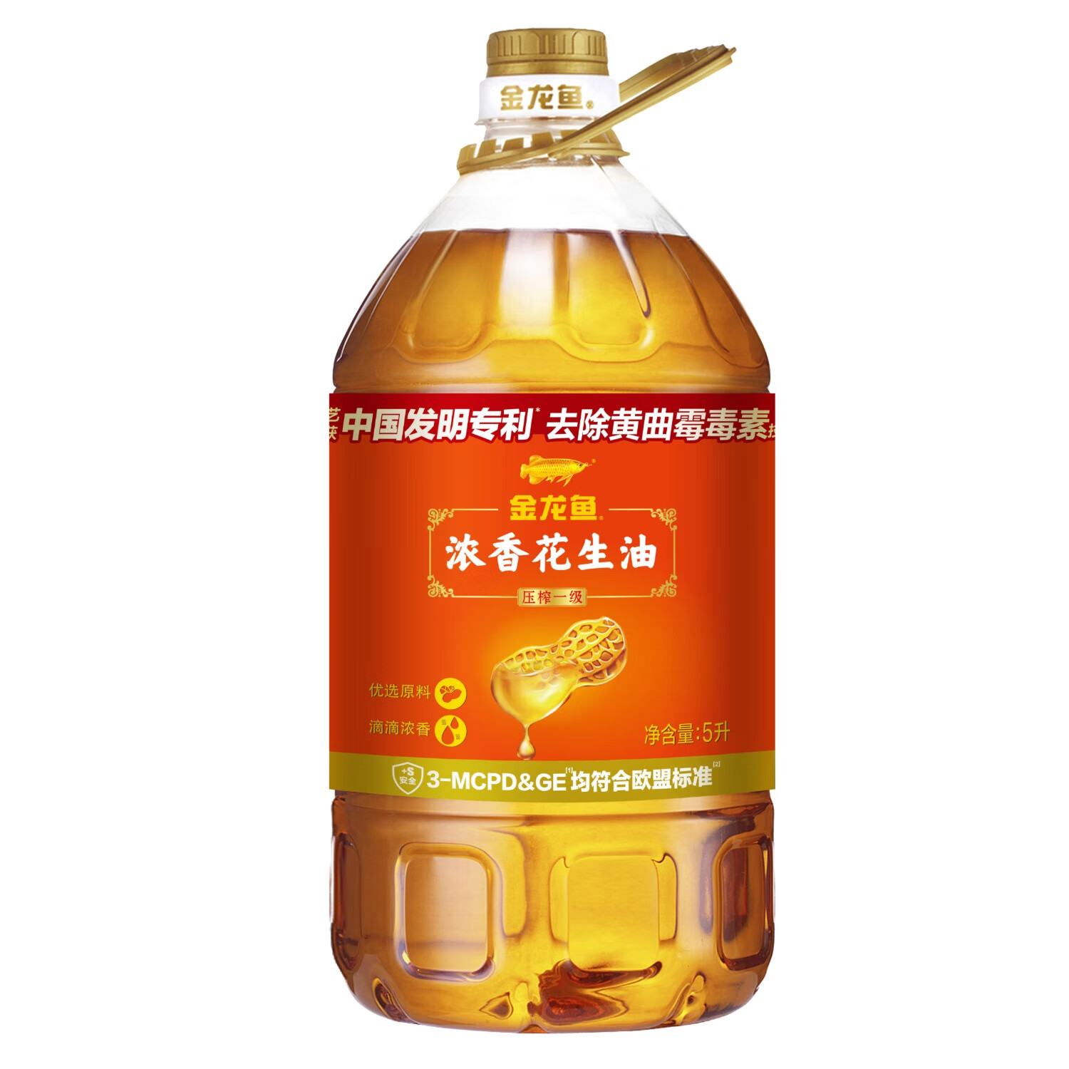 金龙鱼 浓香 花生油 5L（单位：桶） 新老包装随机