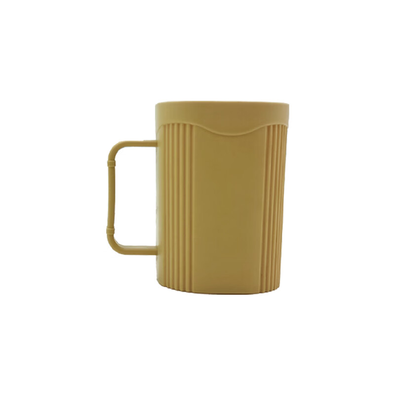 艾逸瑶选 CJ-21091-1 悦佳漱口杯 490ml （单位：个） 新老包装随机 黄色