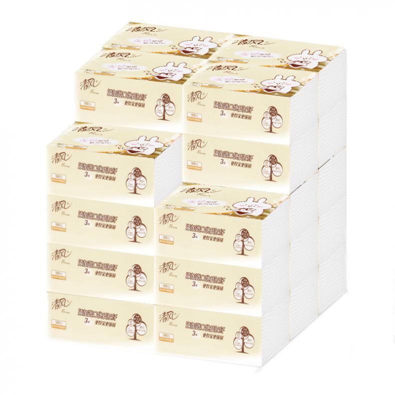 清风（kyfen） 萌宠系列 亲肤抽纸 24包/箱（单位：箱）