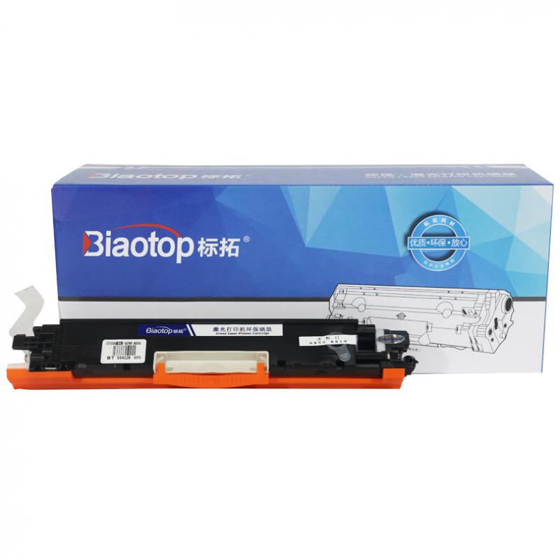标拓（BIAOTOP） BT-CE310A/CF350A 粉盒 畅蓝系列 1200页 （单位：个） 适用惠普M176n/M177FW/HP126A/CP1025/M175/M275A打印机 黑色
