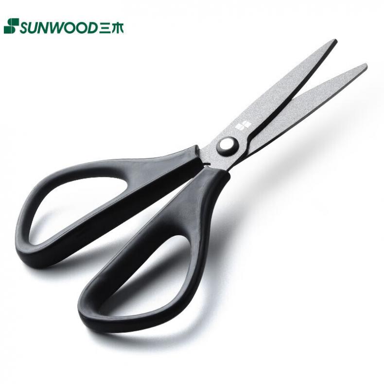 三木（SUNWOOD） MC33 名匠系列特氟龙防锈剪刀 175mm （单位：把）  黑色