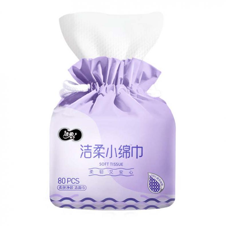 洁柔（C&S） JJ001-01 卷筒式一次性洗脸巾 80节/卷 （单位：卷） 新老包装更替 