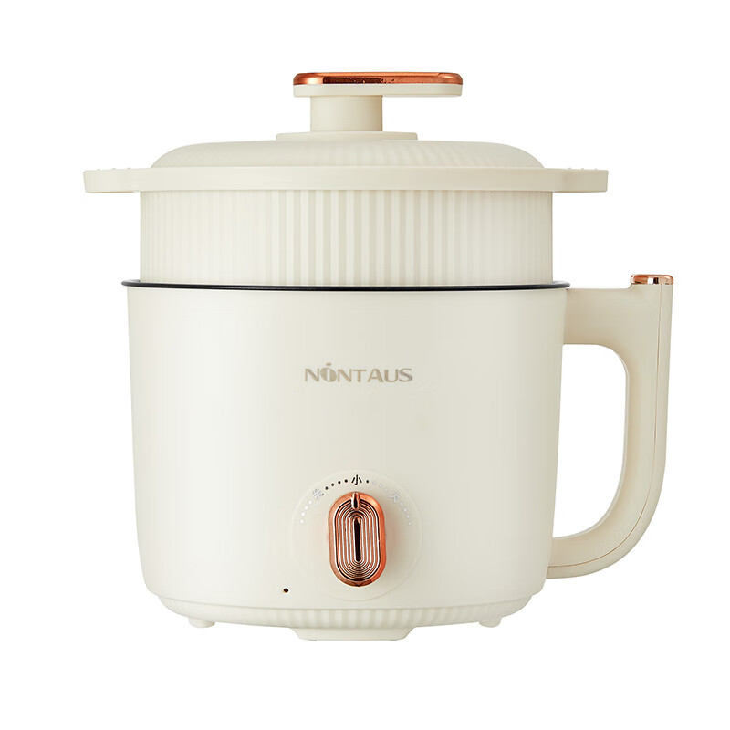 金正（NINTAUS） JZL-620 TMS鲜美味带蒸笼可视盖液体加热电煮锅 1.5L （单位：台）  白色