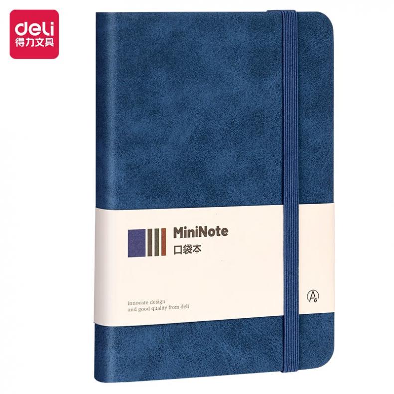 得力（deli） BP118 记事本 A6-96张（单位：本） 蓝色