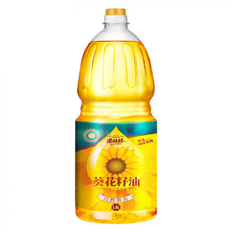 米妹妹（MIMEIMEI） 自然葵香 葵花籽油 1.8L （单位：瓶）  