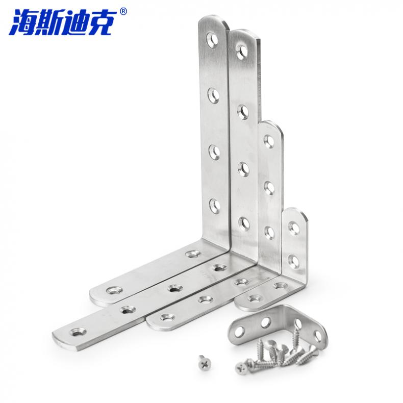 海斯迪克 gnjz-3520 不锈钢加厚90度直角角码 9号 10个/盒（单位：盒）