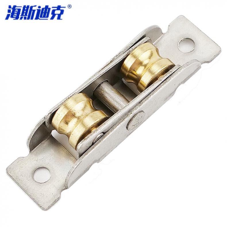 海斯迪克 gnxy-465 不锈钢门窗滑轮 88型 16mm 双槽轮 8个/组（单位：组）