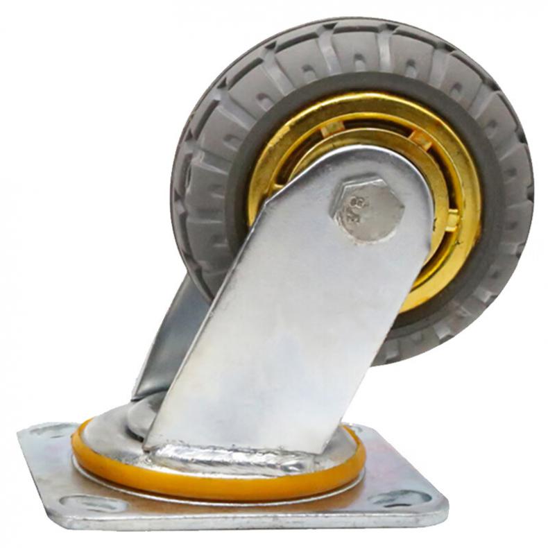 海斯迪克 GN-41 工业重型橡胶轮 4寸 2定2万（单位：组）