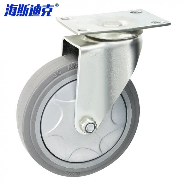 海斯迪克 gny-198 中型低噪脚轮 3寸 2定2万（单位：组） 蓝/灰颜色随机