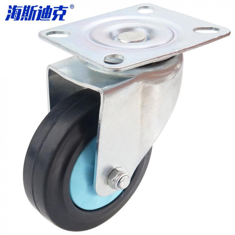 海斯迪克 gnjz-3081 中轻音平板车脚轮 4寸（单位：个）