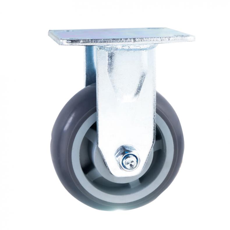 海斯迪克 gnxy-507 TPR橡胶脚轮 定向轮 8寸（单位：个）