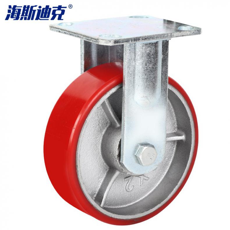 海斯迪克 gnzl-18 重型PU脚轮 6寸 定向轮（单位：个）