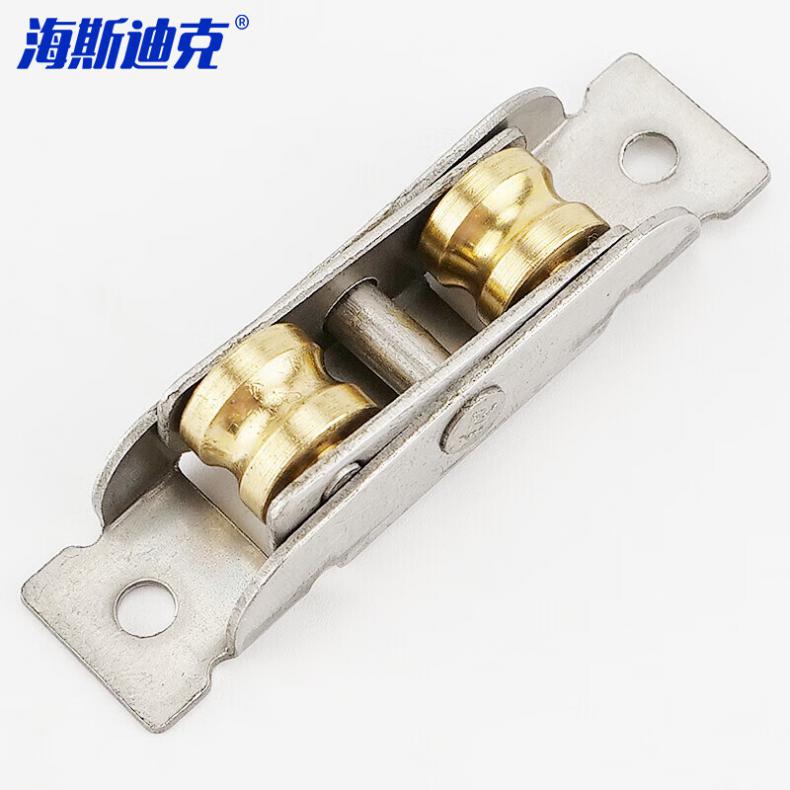 海斯迪克 gnxy-465 门窗滑轮 双槽轮 80型14mm/个 8个/组（单位：个）