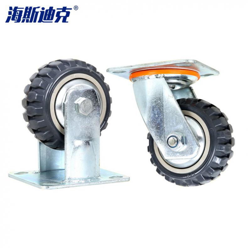海斯迪克 gnjz-1433 高强度聚氨酯脚轮 4寸（2转向+2定向）（单位：组）