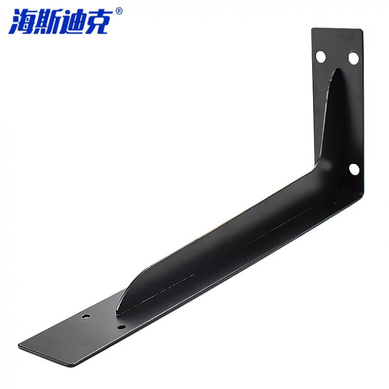 海斯迪克 gnjz-980 三角支架三角冷轧钢固定支架 12寸（单位：个） 黑色