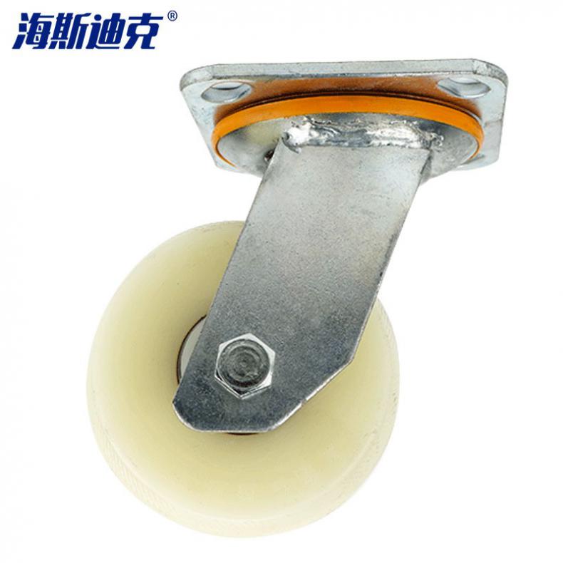 海斯迪克 gnjz-105 加厚尼龙万向轮 5寸（单位：个） 白色
