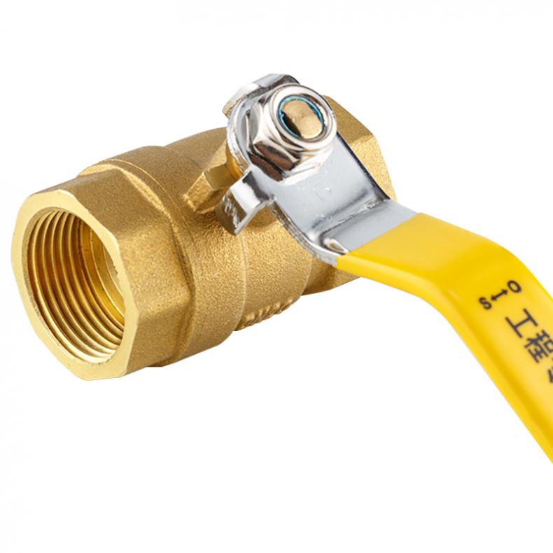 海斯迪克 HK-563 两片式黄铜球阀 DN25 中型（单位：个）