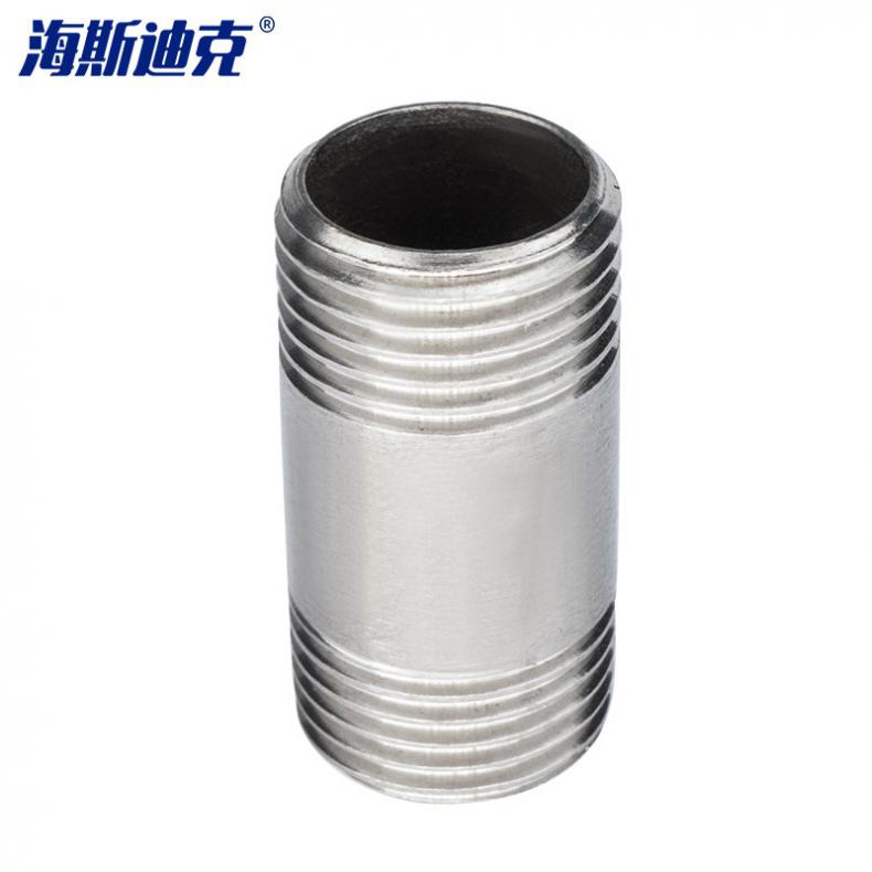 海斯迪克 HKW-176 304不锈钢双头外丝 DN25 5个/组（单位：组）