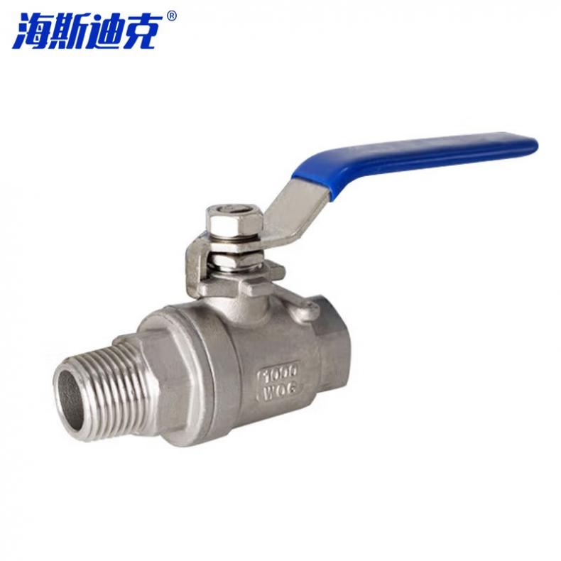 海斯迪克 HKxy-24304 不锈钢内外丝球阀 DN8（单位：个）