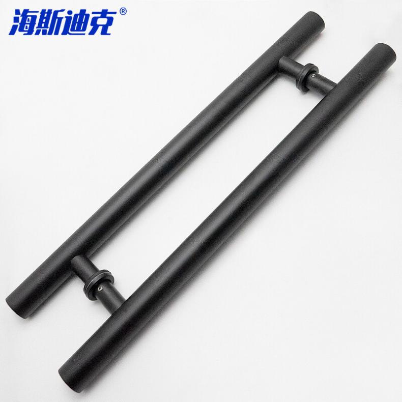 海斯迪克 gnxy-170 加厚不锈钢玻璃门拉手 38*600*400mm（单位：个） 哑黑