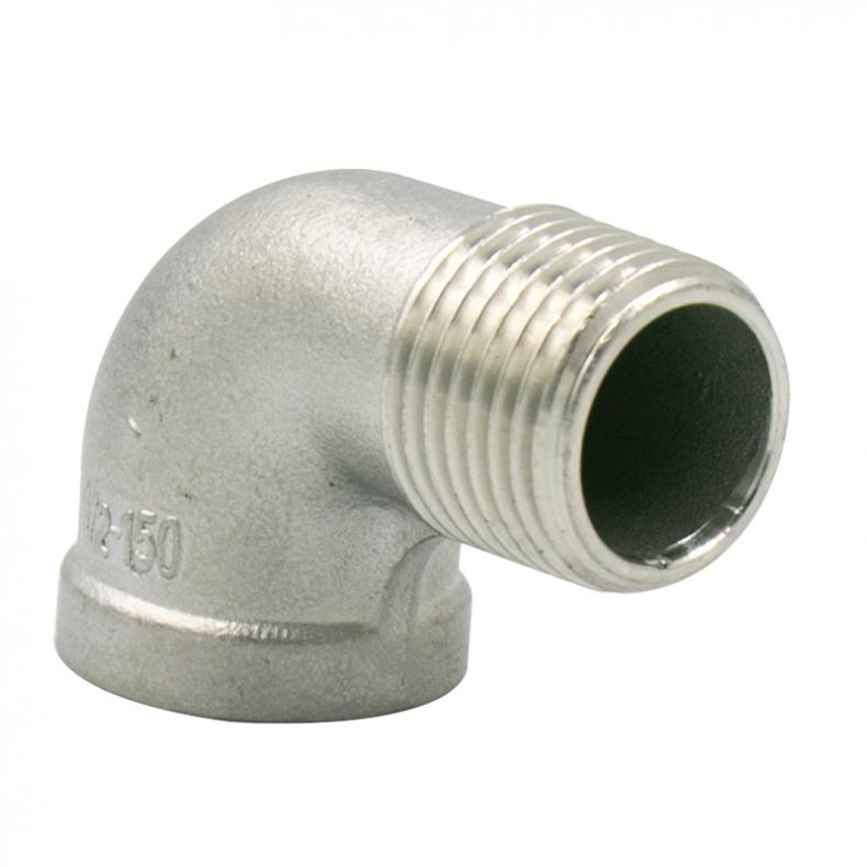 海斯迪克 HKZ-37 304不锈钢内外丝弯头 DN40-1 1/2（单位：个）