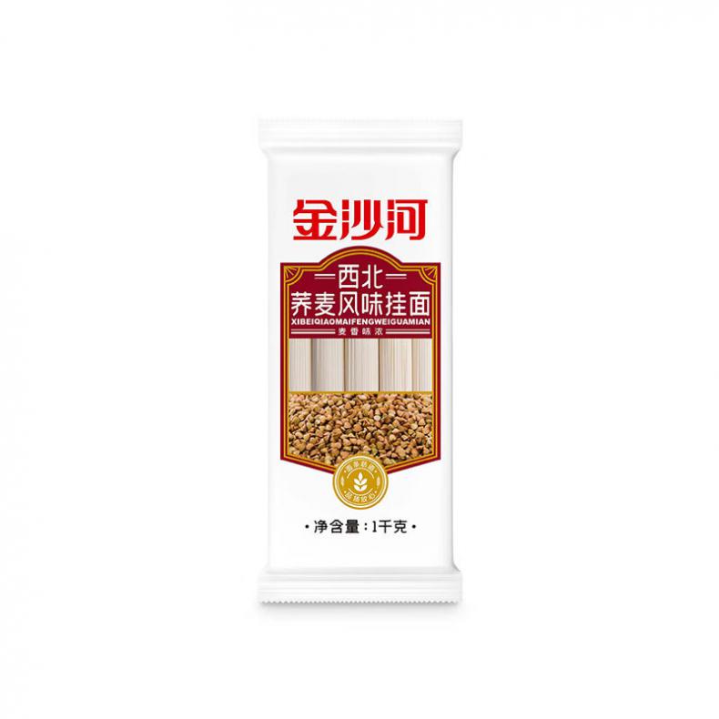 金沙河 西北荞麦风味 挂面 1kg （单位：袋）  