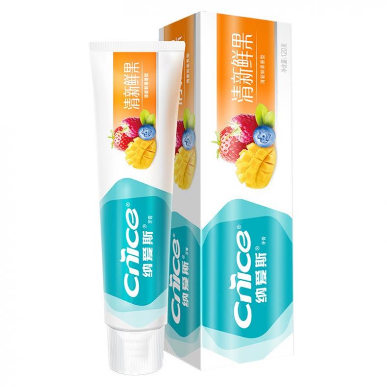 纳爱斯 清新鲜果 护龈牙膏 120g （单位：支）  