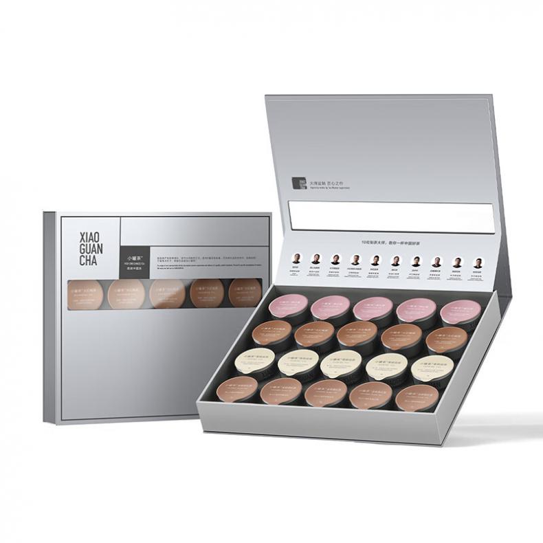 小罐茶 银罐 拼装茶叶礼盒 80g （单位：盒）  