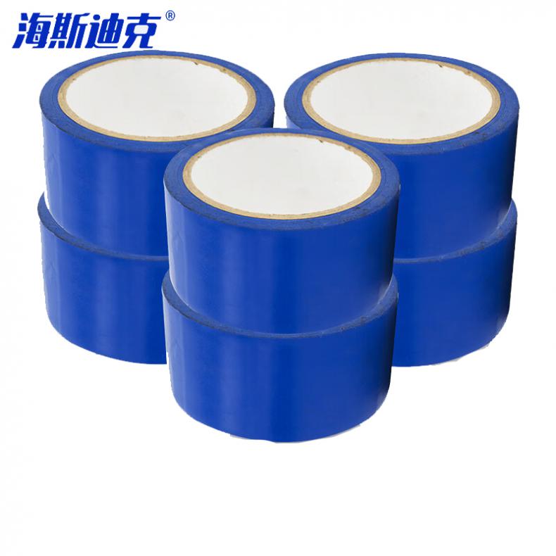 海斯迪克 HKJD-4 警示胶带 4.8cm*16y/卷 6卷/组（单位：组） 蓝色