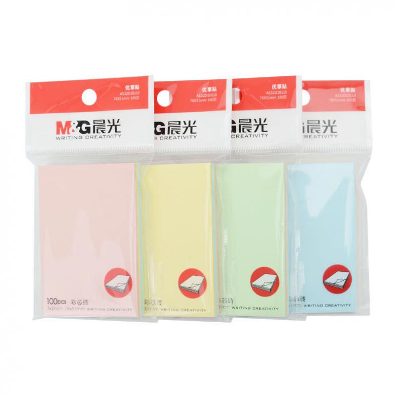 晨光（M&G） YS-09 便签纸 51*76 mm 100张/盒（单位：盒） 混色