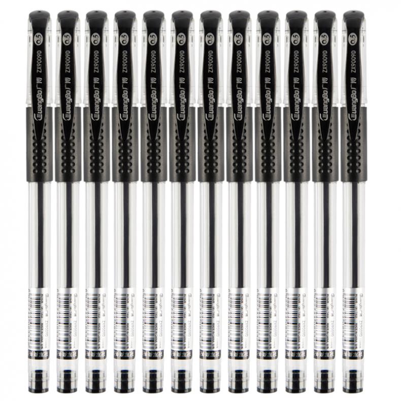 广博（GuangBo） ZX9009D 中性笔 12.00 支/盒 D9 0.5mm（单位：盒） 黑