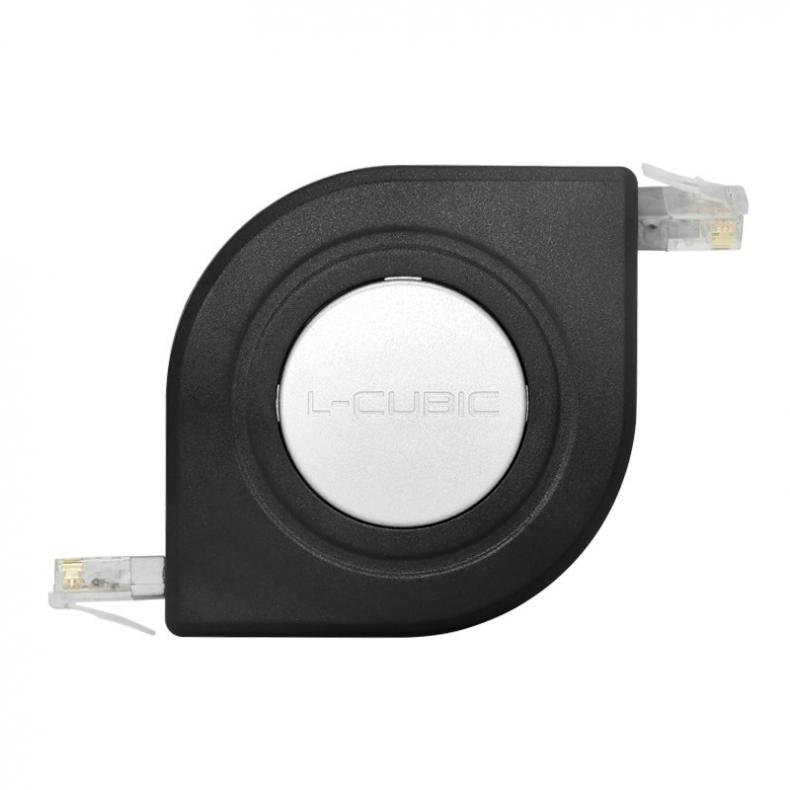 酷比客（L-CUBIC） LCCPLA-MS50BK 伸缩网线 5.00 米/根 5m（单位：根） 黑色