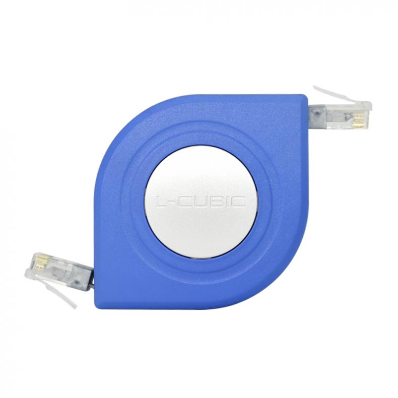 酷比客（L-CUBIC） LCCPLA-MS50BU 伸缩网线 5.00 米/根 5m（单位：根） 蓝色