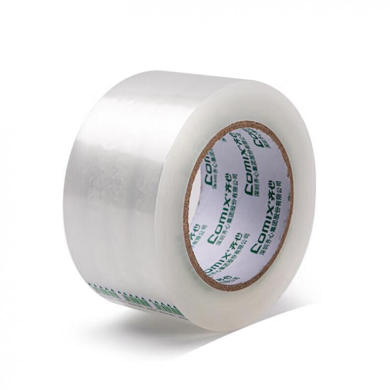 齐心（Comix） JP5520-6 封箱胶带 6个/筒 （单位：筒） 透明