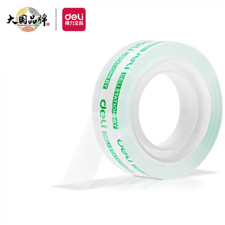 得力（deli） 30015 透明胶带 12mm*30y（单位：个） 透明