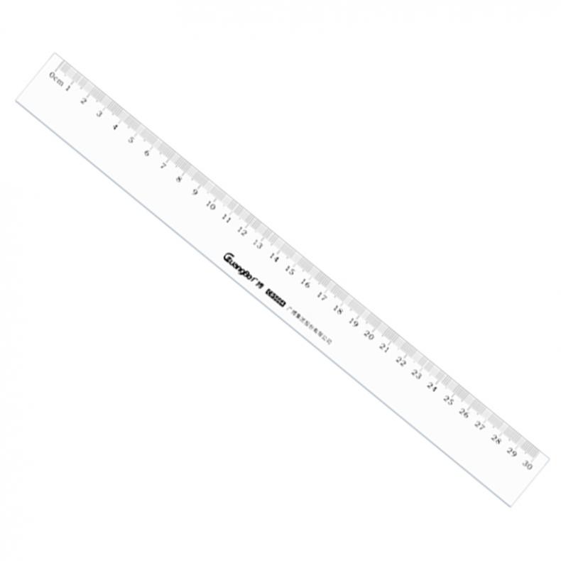 广博（GuangBo） CB5664 直尺 30CM（单位：把） 透明