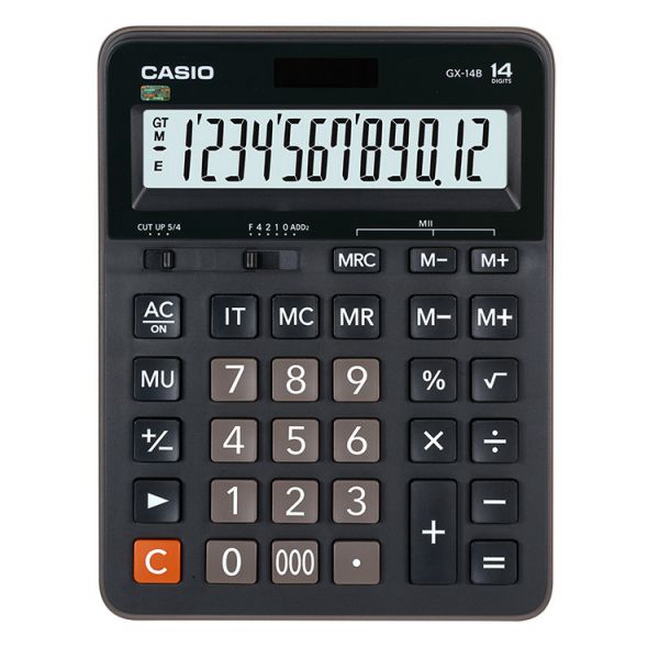 卡西欧(CASIO) GX-14B 计算器 14位 （单位：台） 黑色