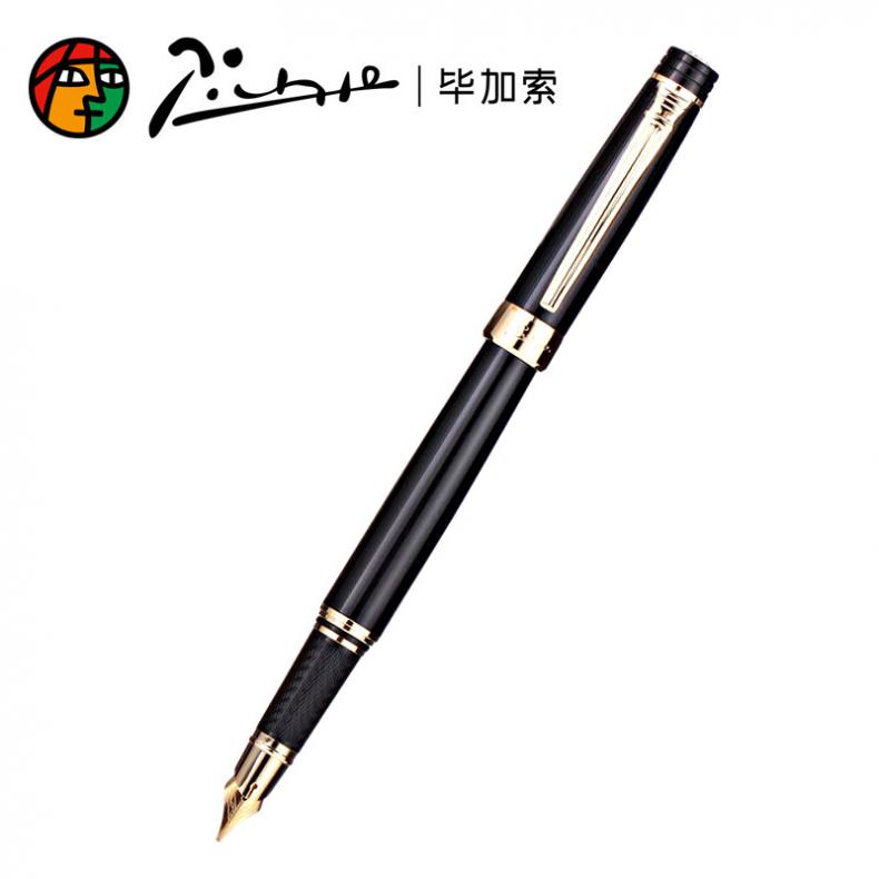 毕加索（pimio） PS-917 钢笔 纯黑金夹 铱金（单位：支） 黑色