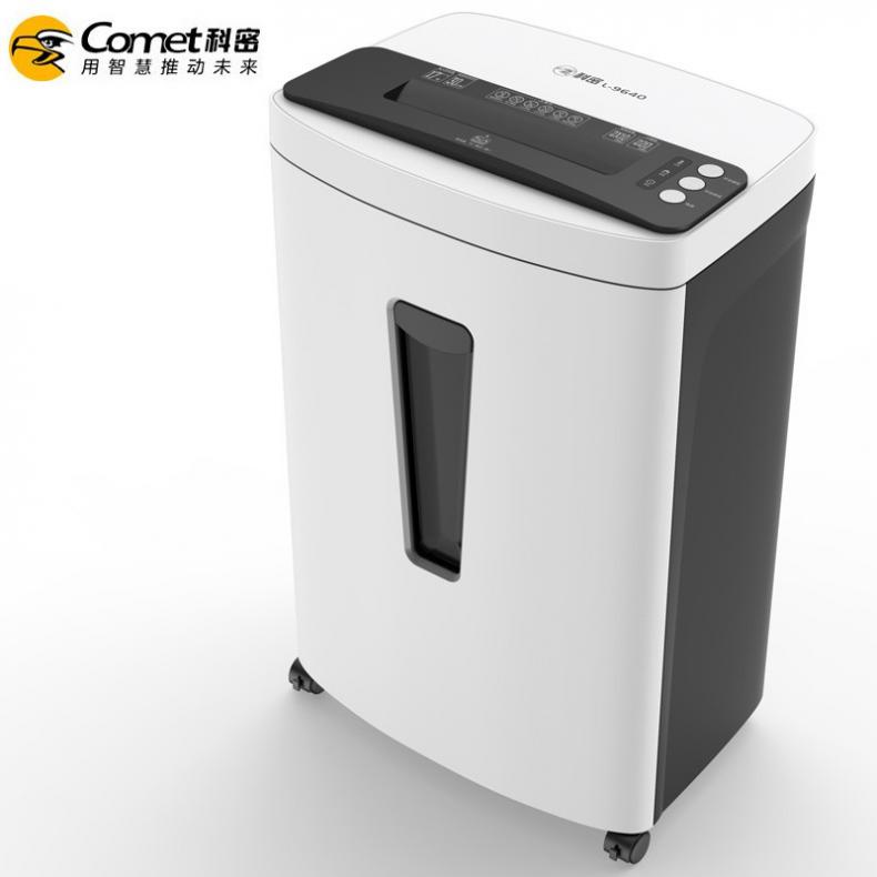 科密(comet) L-9640 碎纸机 单次17张 2*10mm 30L （单位：台） 黑白色