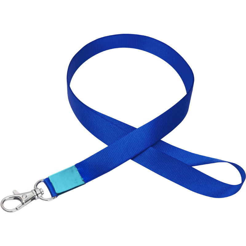 得印（befon） 3822 卡套挂绳 铁钩 10根/包 （单位：包）  蓝色