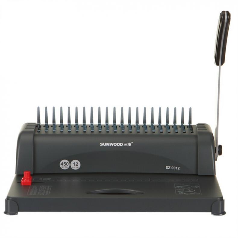 三木（SUNWOOD） SZ9012 胶圈装订机 21孔 （单位：台） 黑色